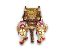Manufacturers Exporters and Wholesale Suppliers of Wooden Bull Cart Rajkot Gujarat